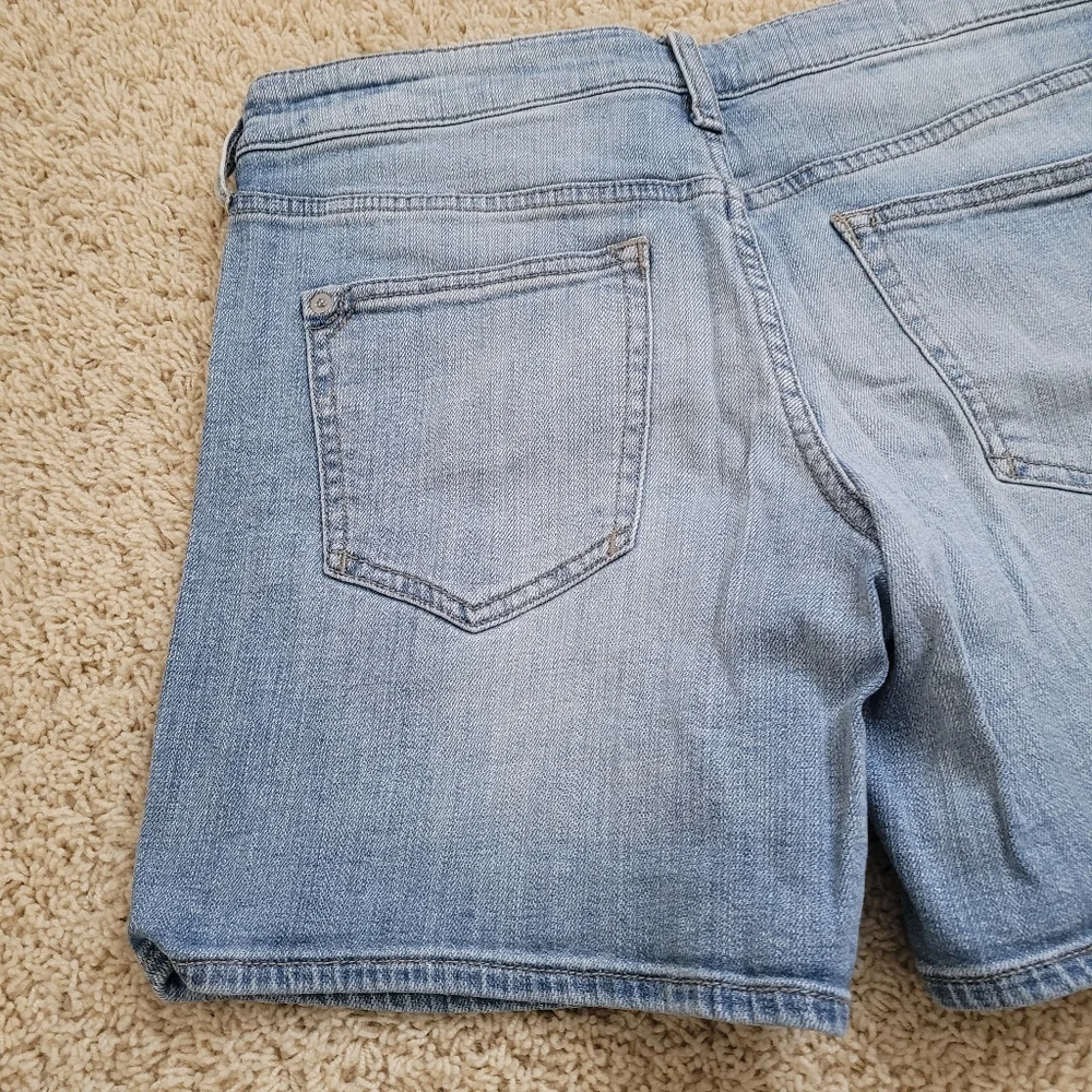 Pilcro and the Letterpress Lightwash Blue Denim Shorts